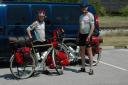 Loading up to Start - The last view of the van for 3 weeks.