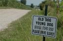 A Sign by a Driveway