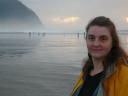Lois at the Beach - Oceanside, Oregon