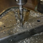 Drilling holes in the tongue for the coupler